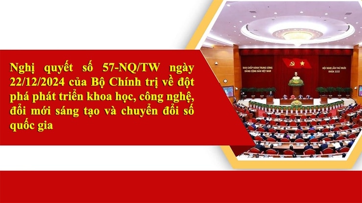 Nghị quyết 57-NQ/TW về đột phá phát triển khoa học, công nghệ, đổi mới sáng tạo và chuyển đổi số quốc gia